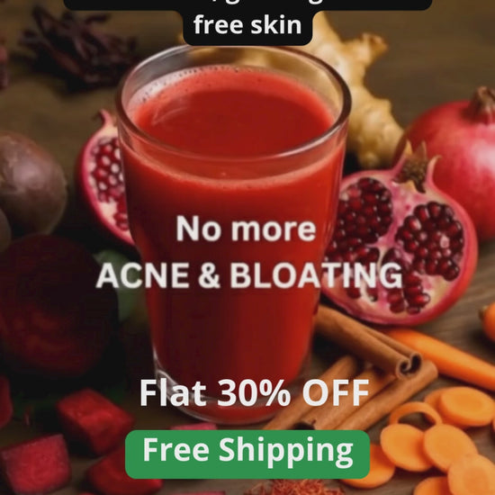 Organic cardio boost blend juice makes with like pomegranate, beetroot and cinnamon