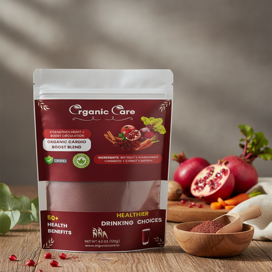 What type of ingredients , benefits in Organic cardio boost blend