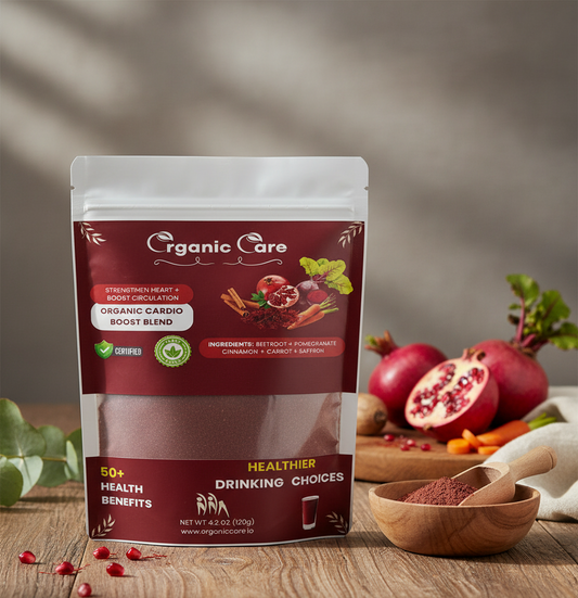 What type of ingredients , benefits in Organic cardio boost blend