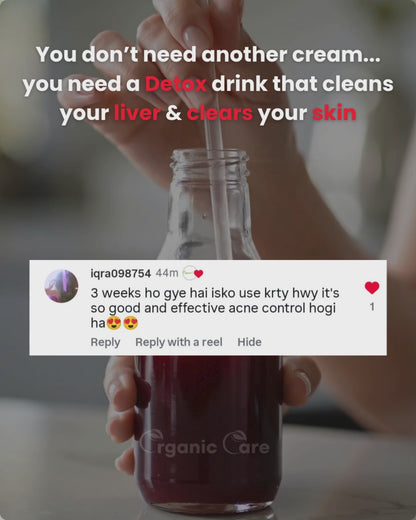 A detox drink that cleans your liver and clear your skin